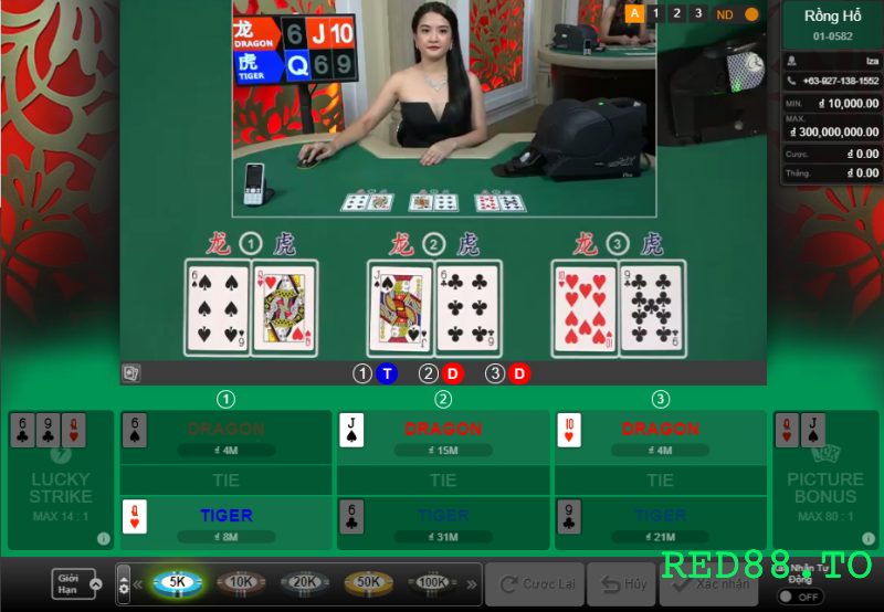 Sơ lược về game bài casino rồng hổ