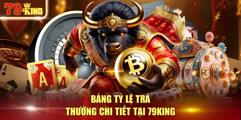 Bảng tỷ lệ trả thưởng chi tiết tại 79KING
