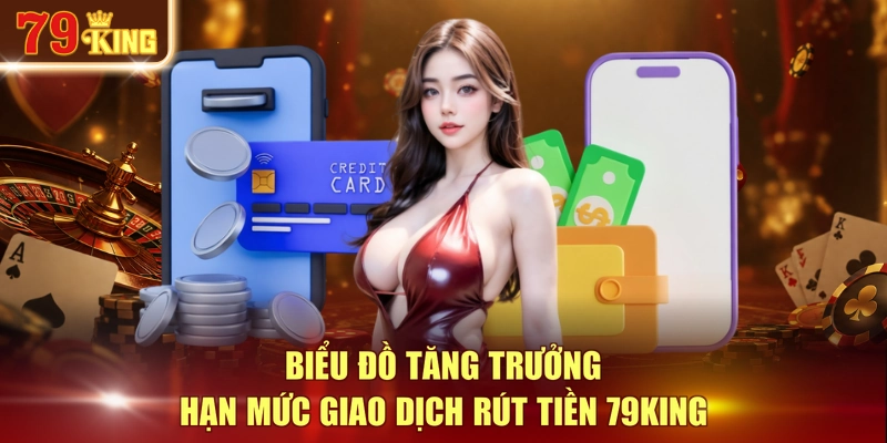 Biểu đồ tăng trưởng hạn mức giao dịch rút tiền 79KING